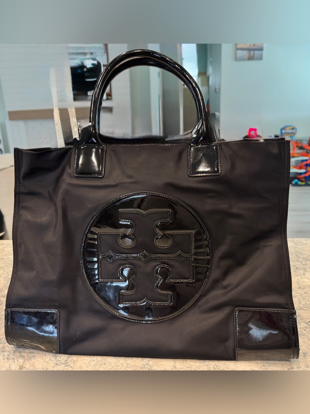 Tory Burch Ella Black Tote